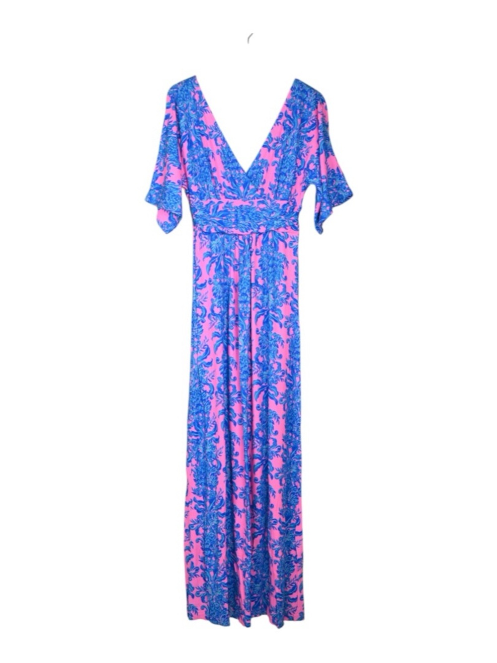 Lilly Pulitzer Women's S Parigi Printed Maxi Dress in Prosecco Pink NEW - Picture 3 of 12